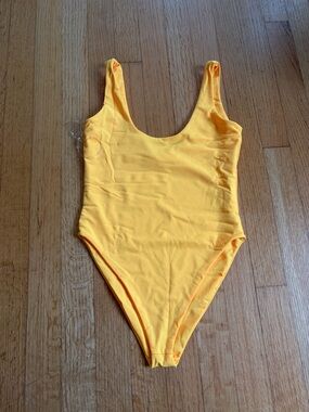 Bright Yellow One-Piece swimsuit